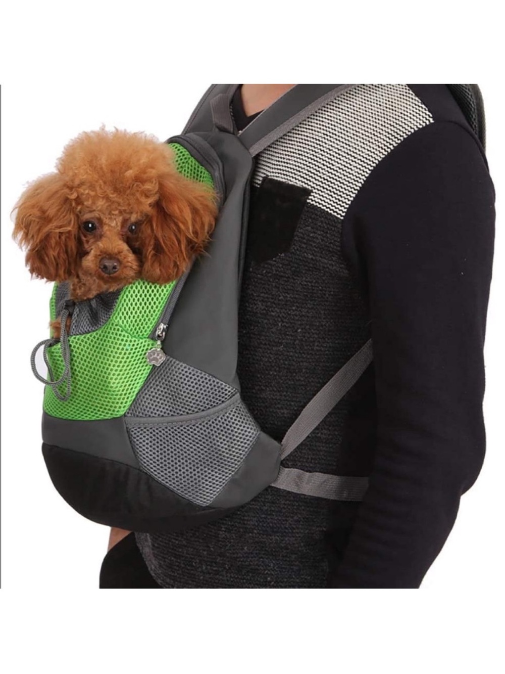 Pet Front Carrier Backpack Sling - Green